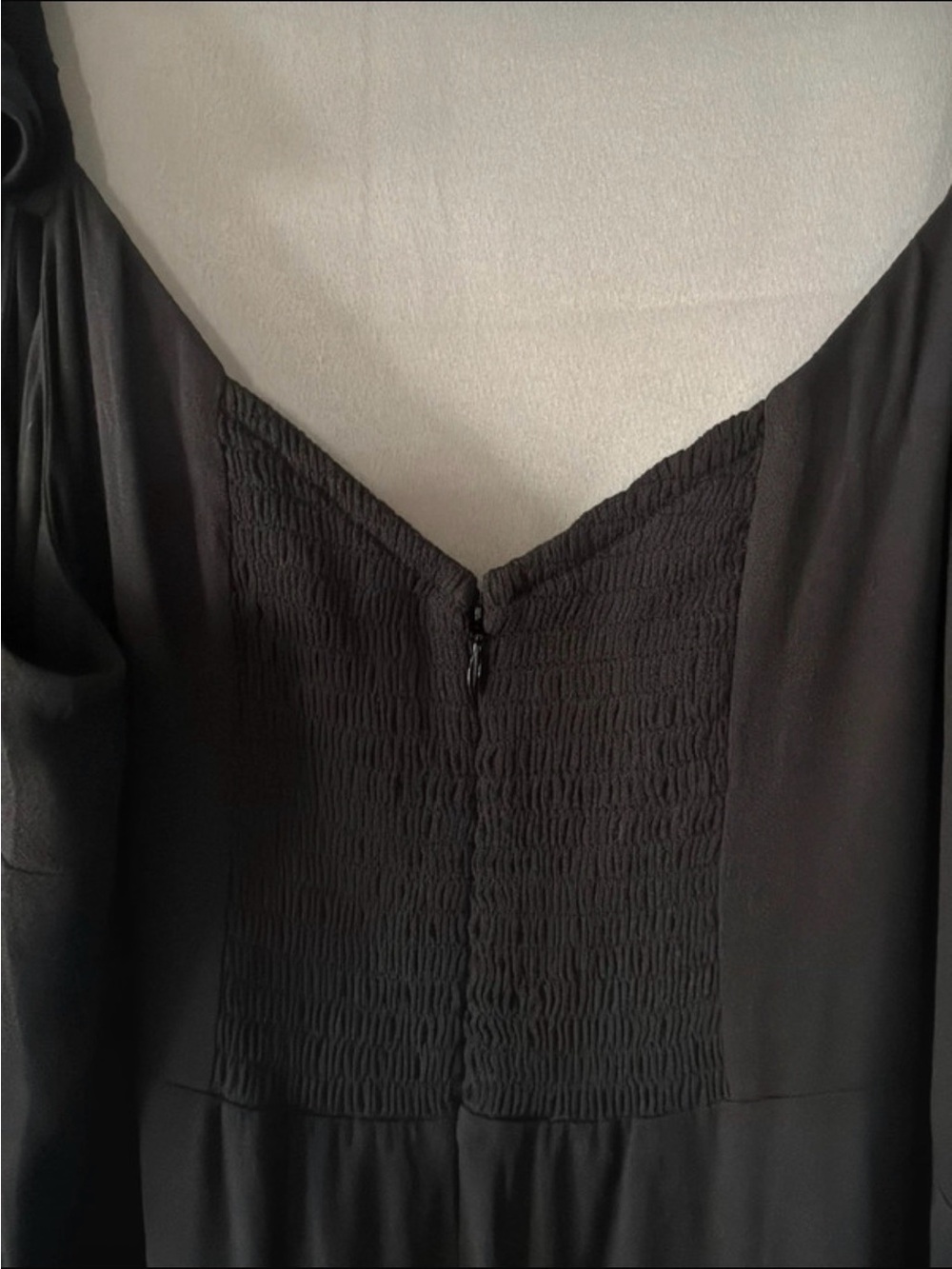 NWT Quince Georgette Short Sleeve Midi DressTrue Black Size XL Minimalist Casual - Picture 6 of 11